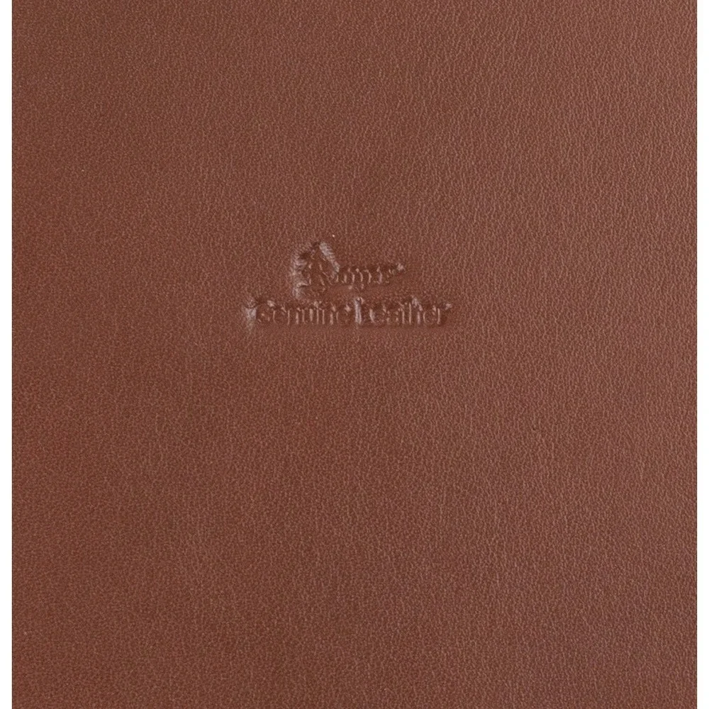 Royce New York Brown Leather Valet Tray For Men